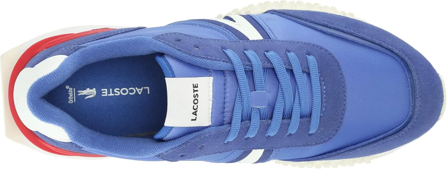Lacoste Men's L Spin Leather and Textile Sneaker