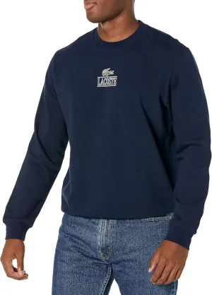Lacoste Men's Minimal Croc Crew Neck Sweatshirt