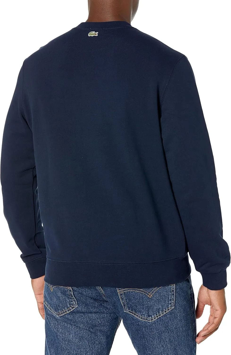Lacoste Men's Minimal Croc Crew Neck Sweatshirt