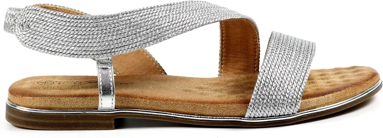 Ladies Bindi Silver Sandal