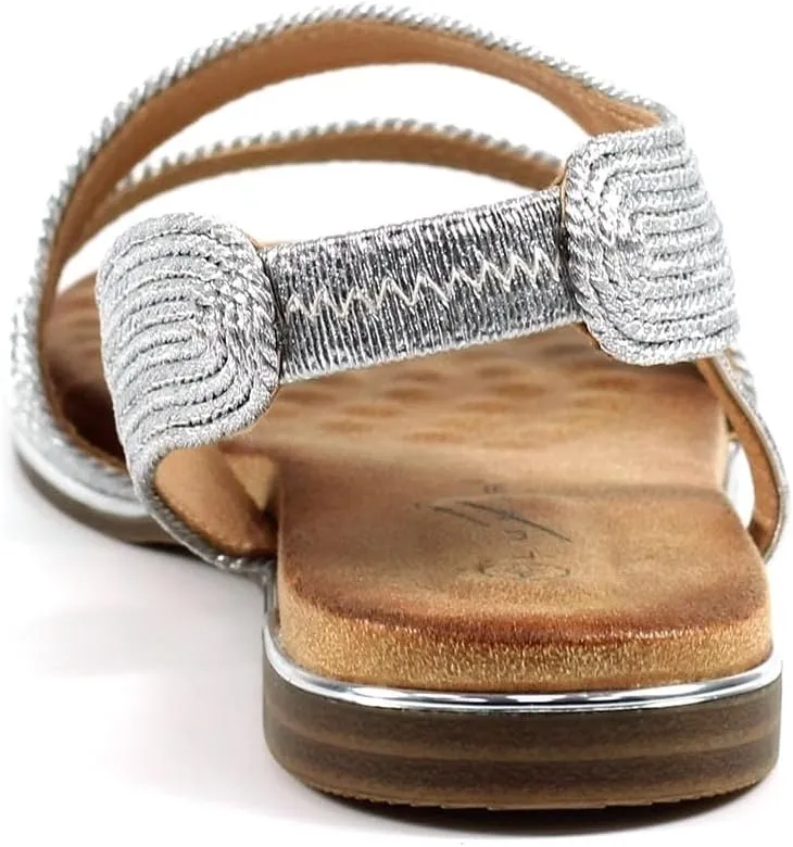Ladies Bindi Silver Sandal