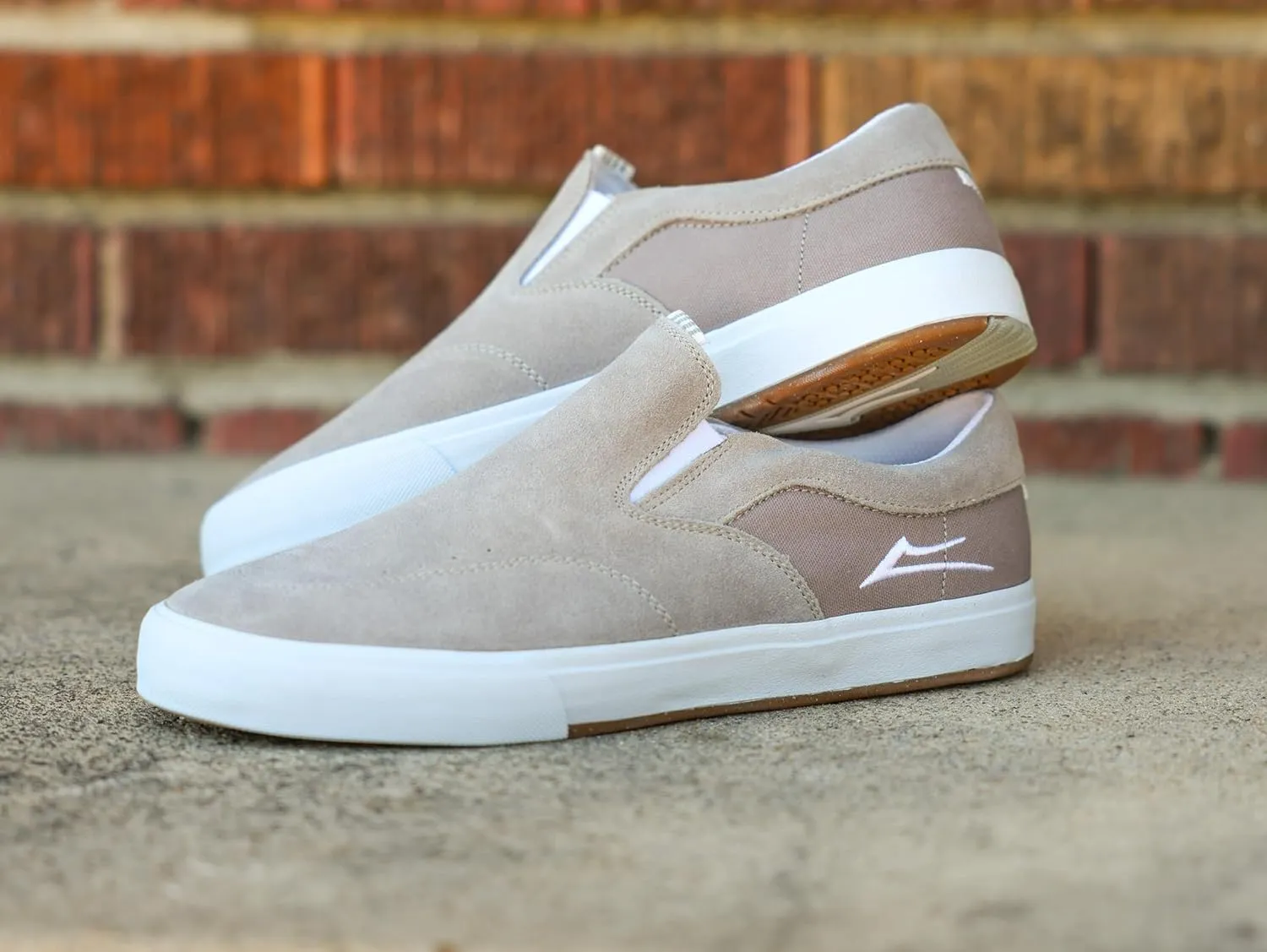 Lakai Men’s Owen VLK Slip-On Skateboarding Shoes
