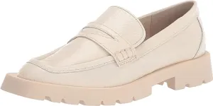 Leather Dolce Diverse options Smart design Flat Ivory Loafers Squared Toe Vita On Embossed Slip Elias Fashion