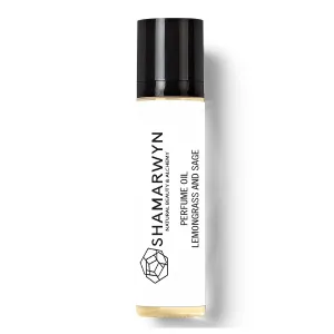 Lemongrass and Sage Perfume Oil Natural Organic Botanical Essential Oil Blend Roll-On 10ml