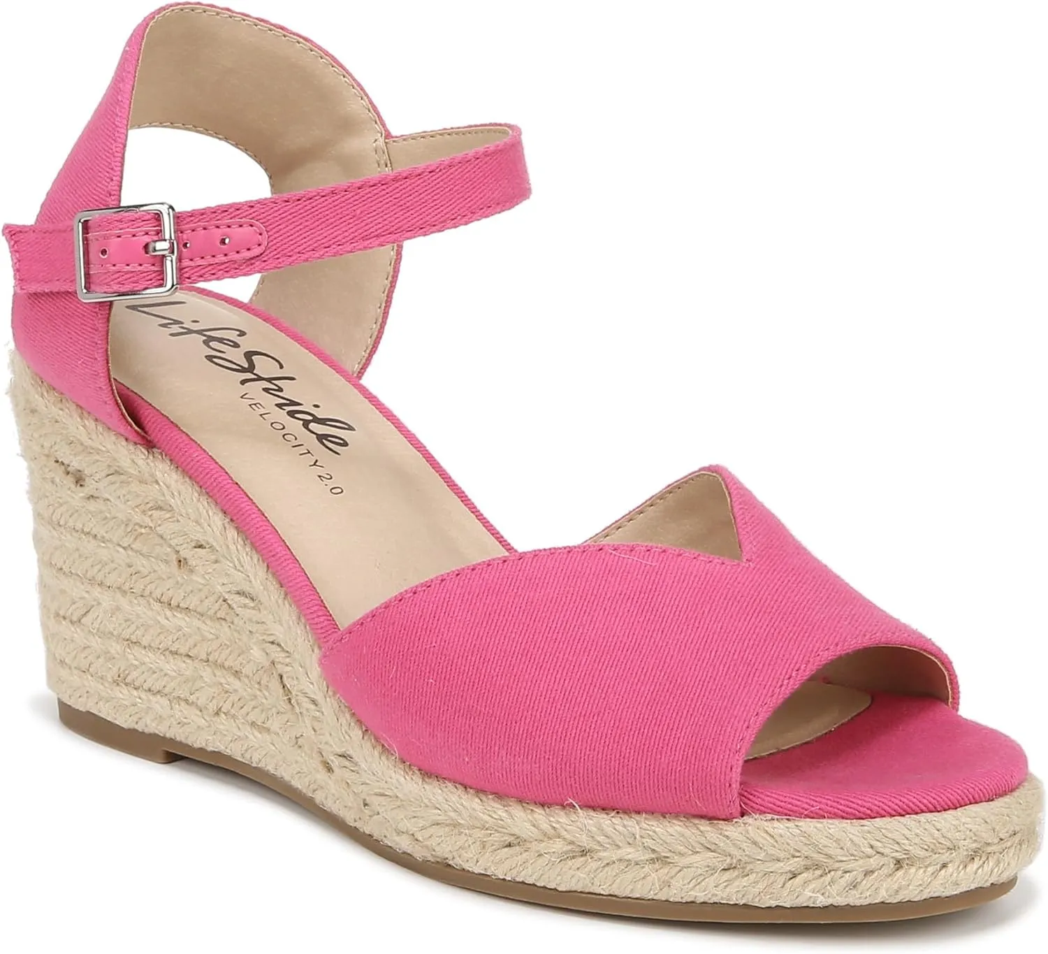 Lifestride Women's Tess Wedge Espadrille Sandal