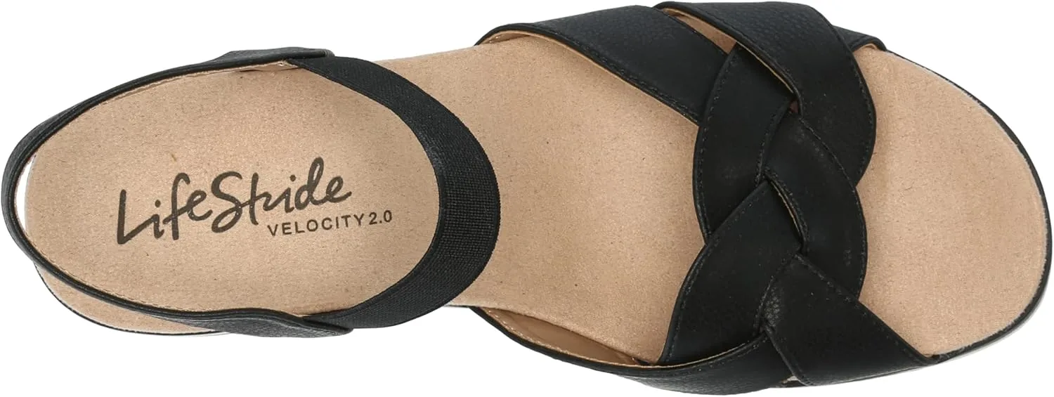LifeStride Women's Zuri Ankle Strap Sandals