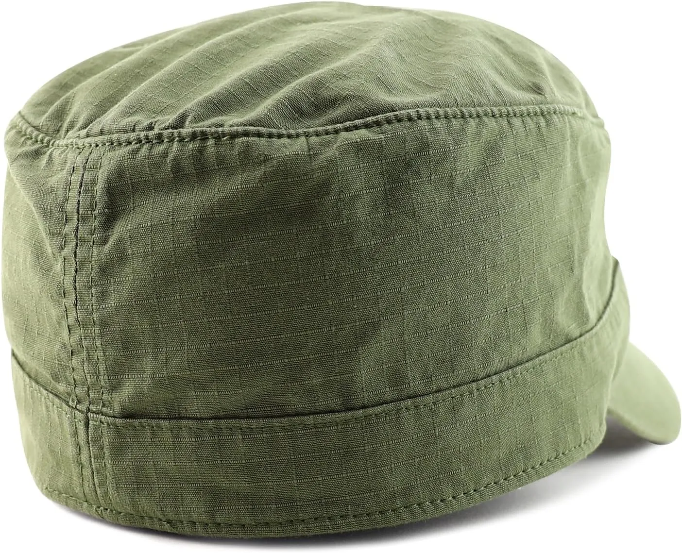 Lightweight Cotton Ripstop Fitted Army Style Flat Top Cap