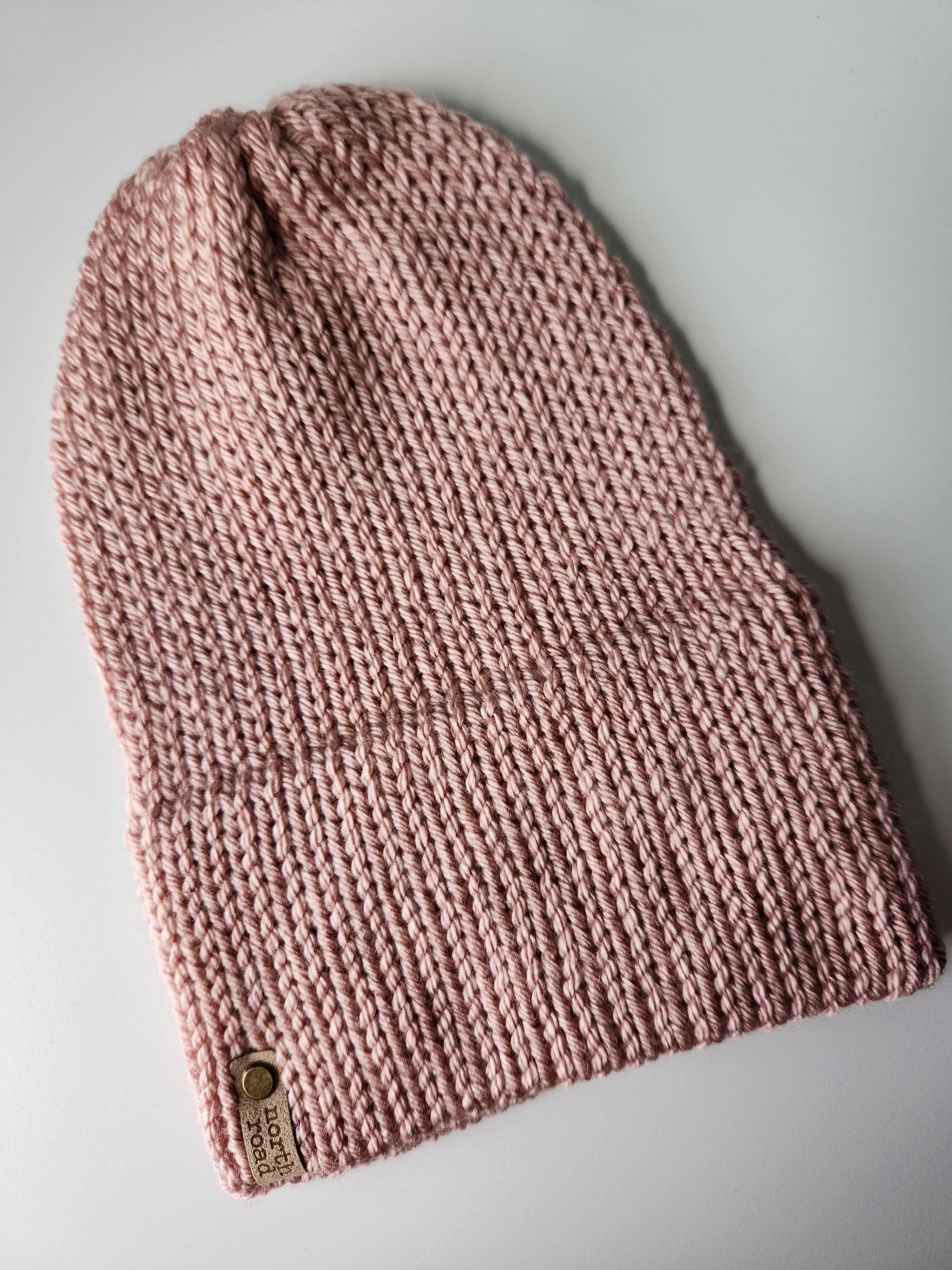Lightweight Hat, Folded Double Brim Wool Free, Shell Pink