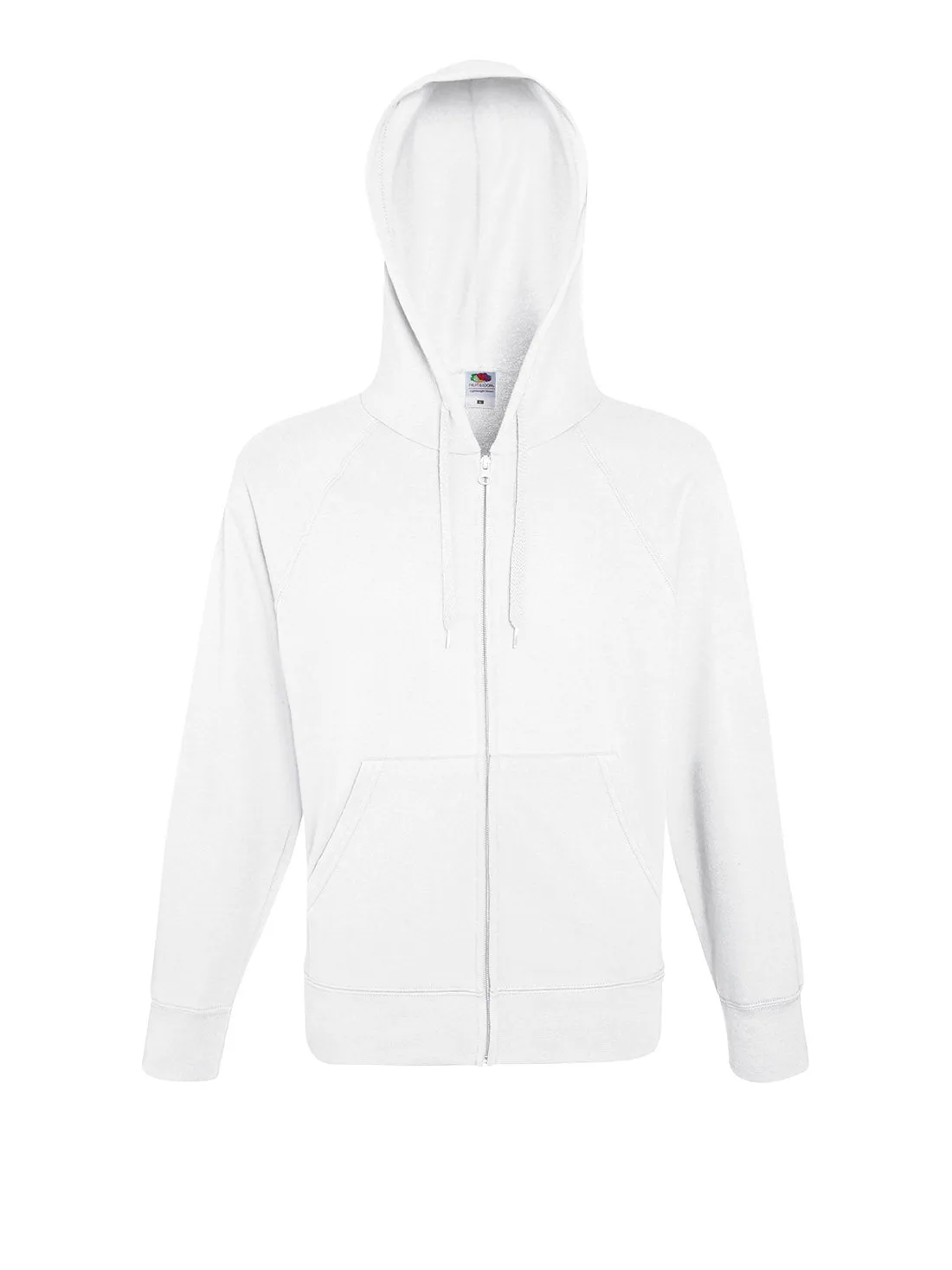 Lightweight hooded sweatshirt jacket