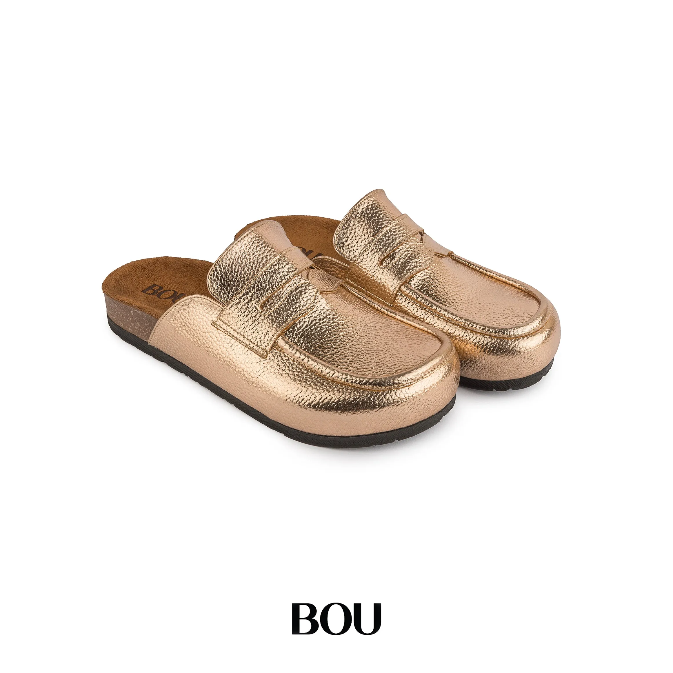 Loafer Clogs - Sunset Rose-Gold