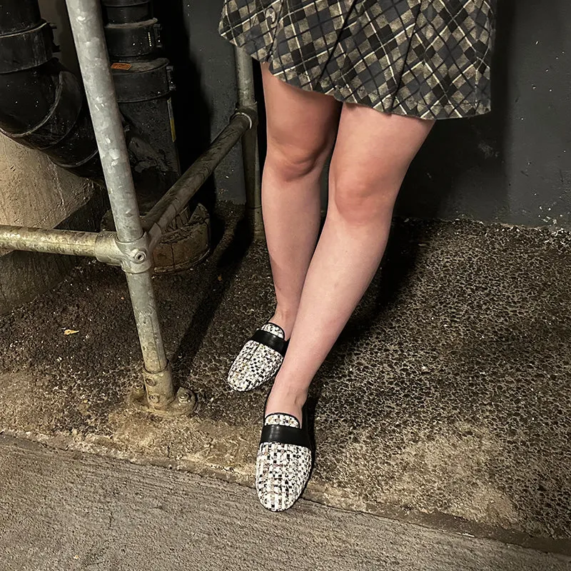 LOAFER Fossil | Leather Slip Ons