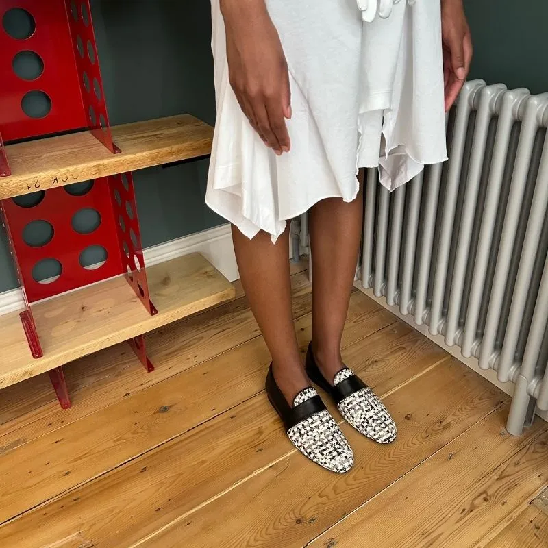 LOAFER Fossil | Leather Slip Ons
