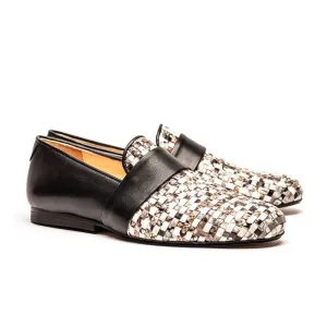 LOAFER Fossil | Leather Slip Ons
