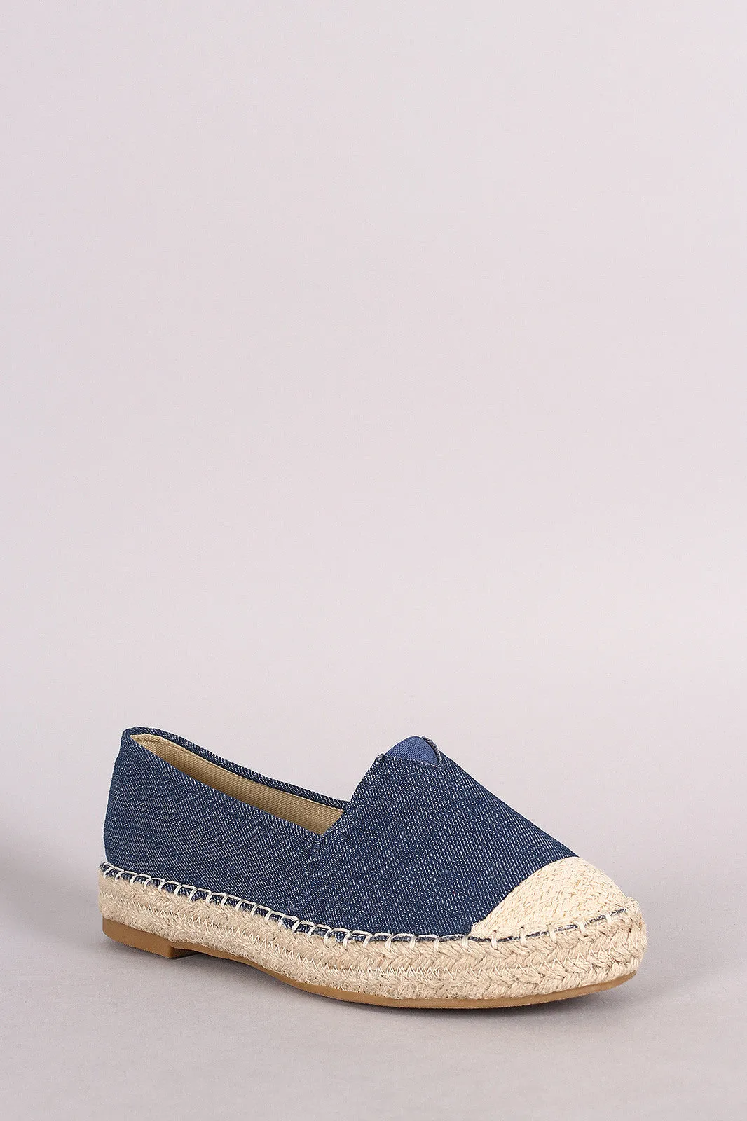 Loafer Money-saving Denim Flat Braided On Slip Espadrille Worth the price
