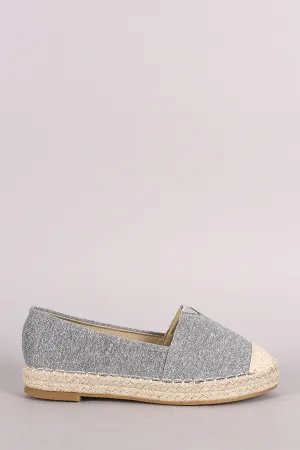 Loafer On Knit Budget-conscious Braided Slip Espadrille Cutting-edge Marled Flat
