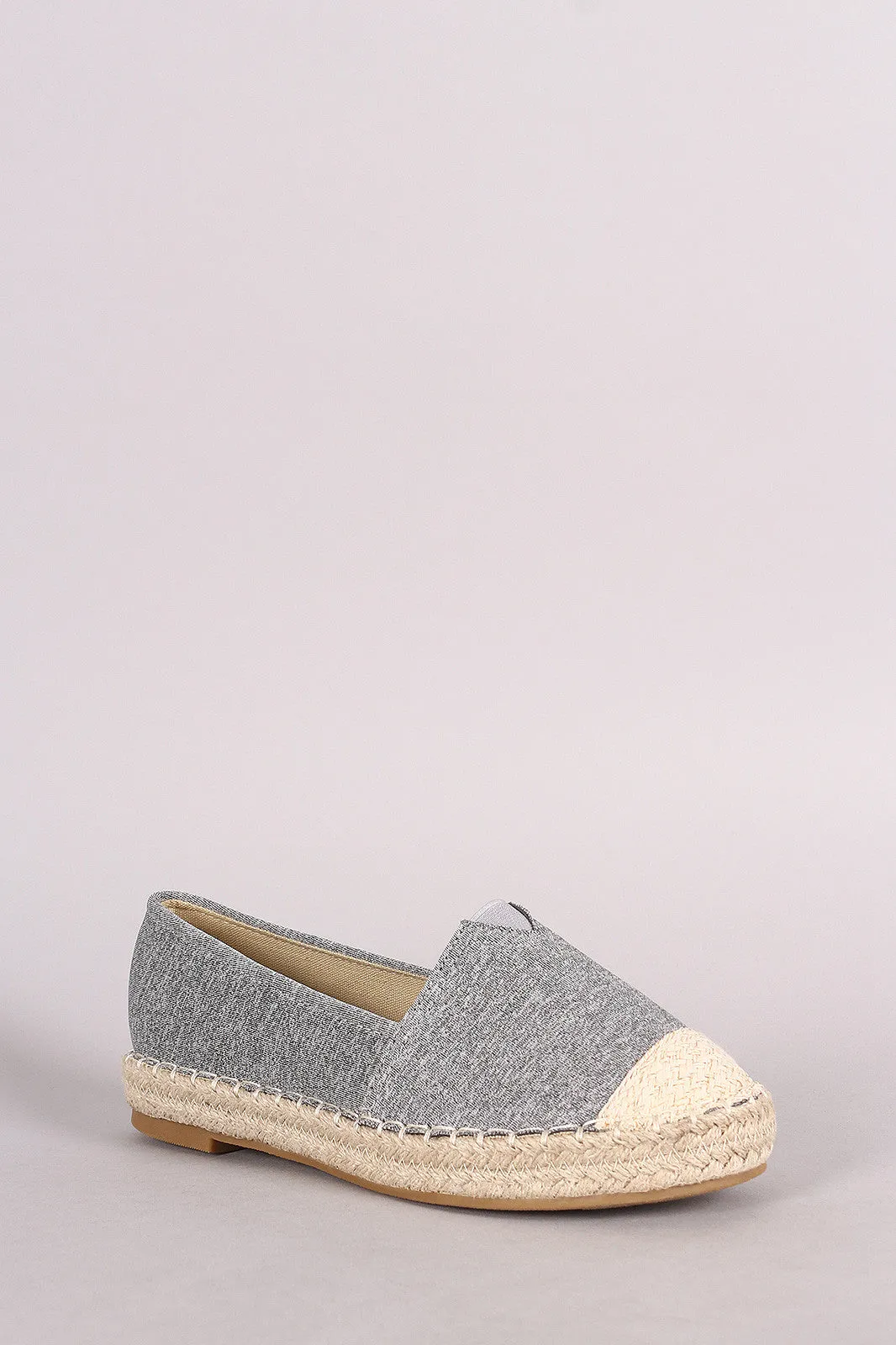 Loafer On Knit Budget-conscious Braided Slip Espadrille Cutting-edge Marled Flat