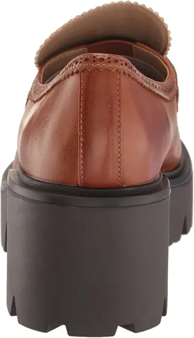 Loafers Cognac/Modern Rounded Meela Slip Sam Luxe *00% satisfaction Edelman Toe Ivory On Premium offer Chunky