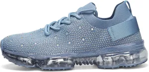 LUCKY STEP Women Air Cushion Fashion Sneakers Breathable Casual Comfortable Lightweight Walking Shoes