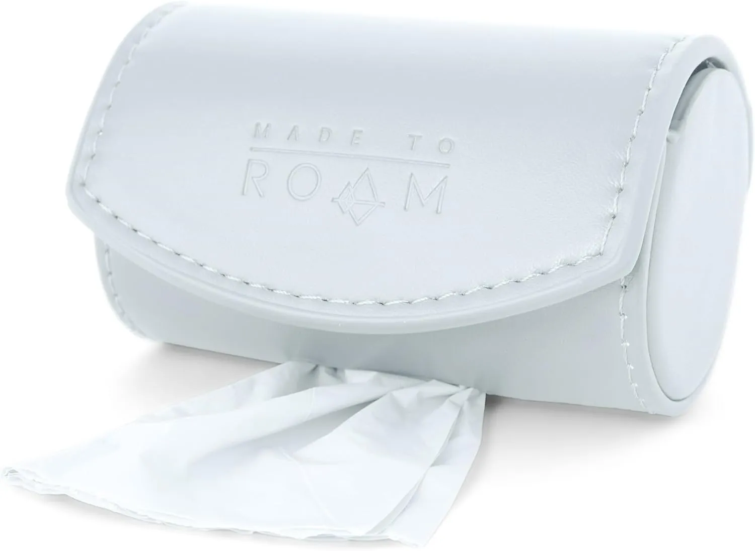 MADE TO ROAM On Dooty Pack - Premium Dog Poop Bag Holder for Leash, Vegan Leather Waste Bag Dispenser for Poop Bag Rolls - Alaska Daybreak