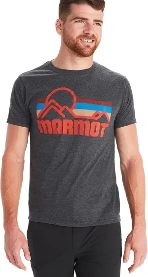 MARMOT Men's Coastal Short-Sleeve T-Shirt - Screen Printed Graphic on Soft, Breathable, Eco-Friendly Cotton/Poly Blend