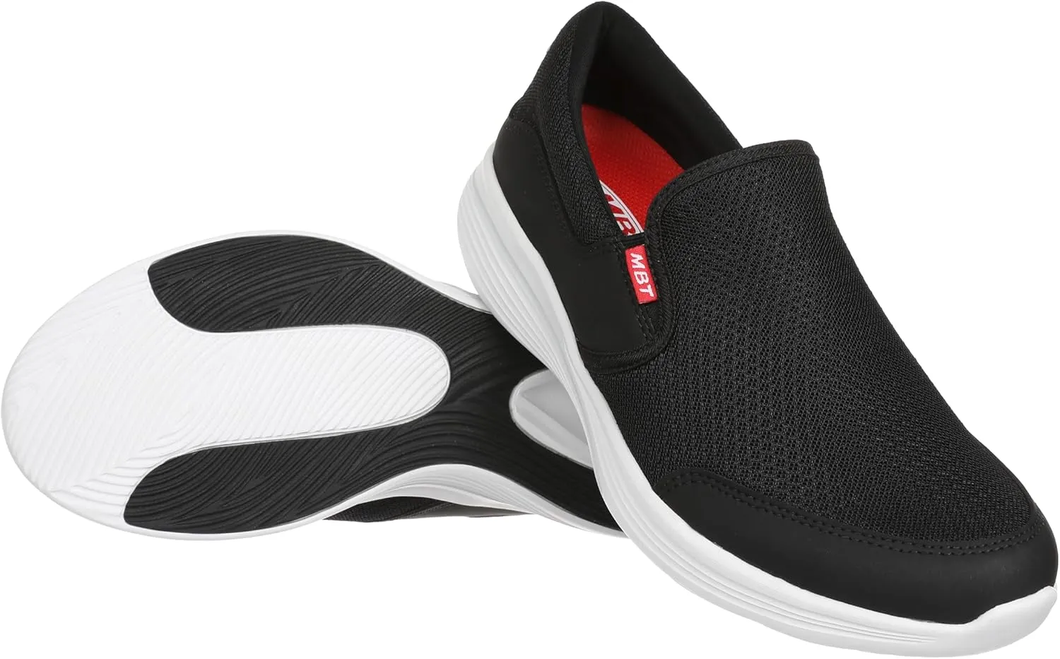 MBT Modena Ill Slip On Active Fitness Walking Shoes in Black for Men