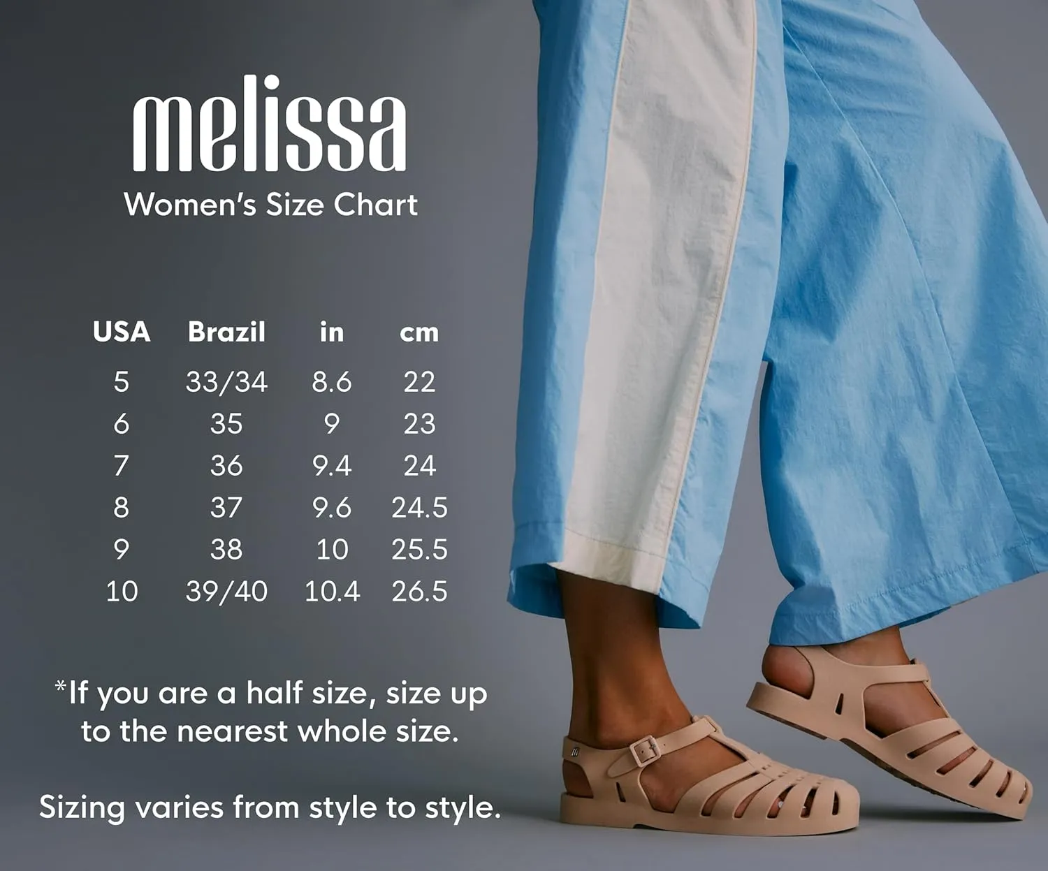 Melissa Sophie Jelly Flats for Women - Ballet Flats for Women Bow Applique & Strap, Slip-on Closed-Toe Women’s Jelly Shoes