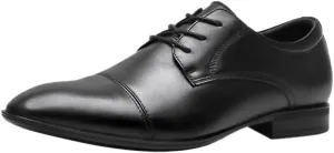 Men's Breathable Brogue Oxfords Shoes - Genuine Leather Lace Up Dress Shoes for Business Casual