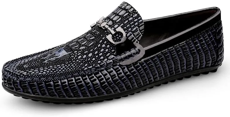Men's Dress Shoes Slip-On Formal Leather Loafers Shoes for Men Fashion Classic Low Oxfords Shoes