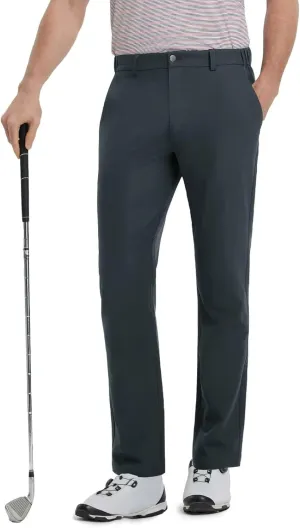 Mens Golf Pants Stretch 30"/32"/34" Water-Resistant Lightweight Stretch Casual Flat Front Dress Pants with 5 Pockets