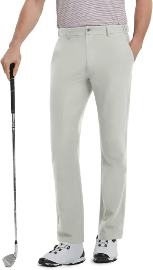Mens Golf Pants Stretch 30"/32"/34" Water-Resistant Lightweight Stretch Casual Flat Front Dress Pants with 5 Pockets