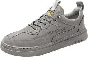 Men's Lace Up Memory Foam Sneakers Breathable Elastic Fly Woven Mesh Sneaker Athletic Fashion Sneakers for Men