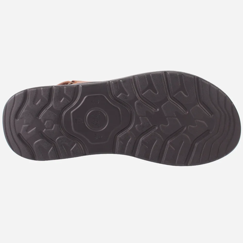 Mens "Rayan" Leather Comfy Casual Sandals