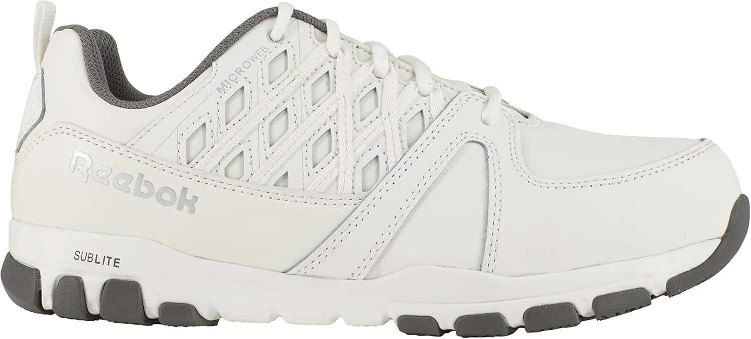 Men's Rb4443 Sublite Athletic Work Steel Toe Shoe White Safety