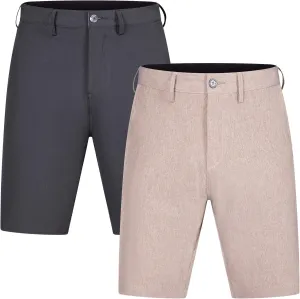Mens Shorts for Men, Hybrid Casual Golf Dress Flat Front Quick Dry Stretch Board Shorts, Lightweight Chino Short