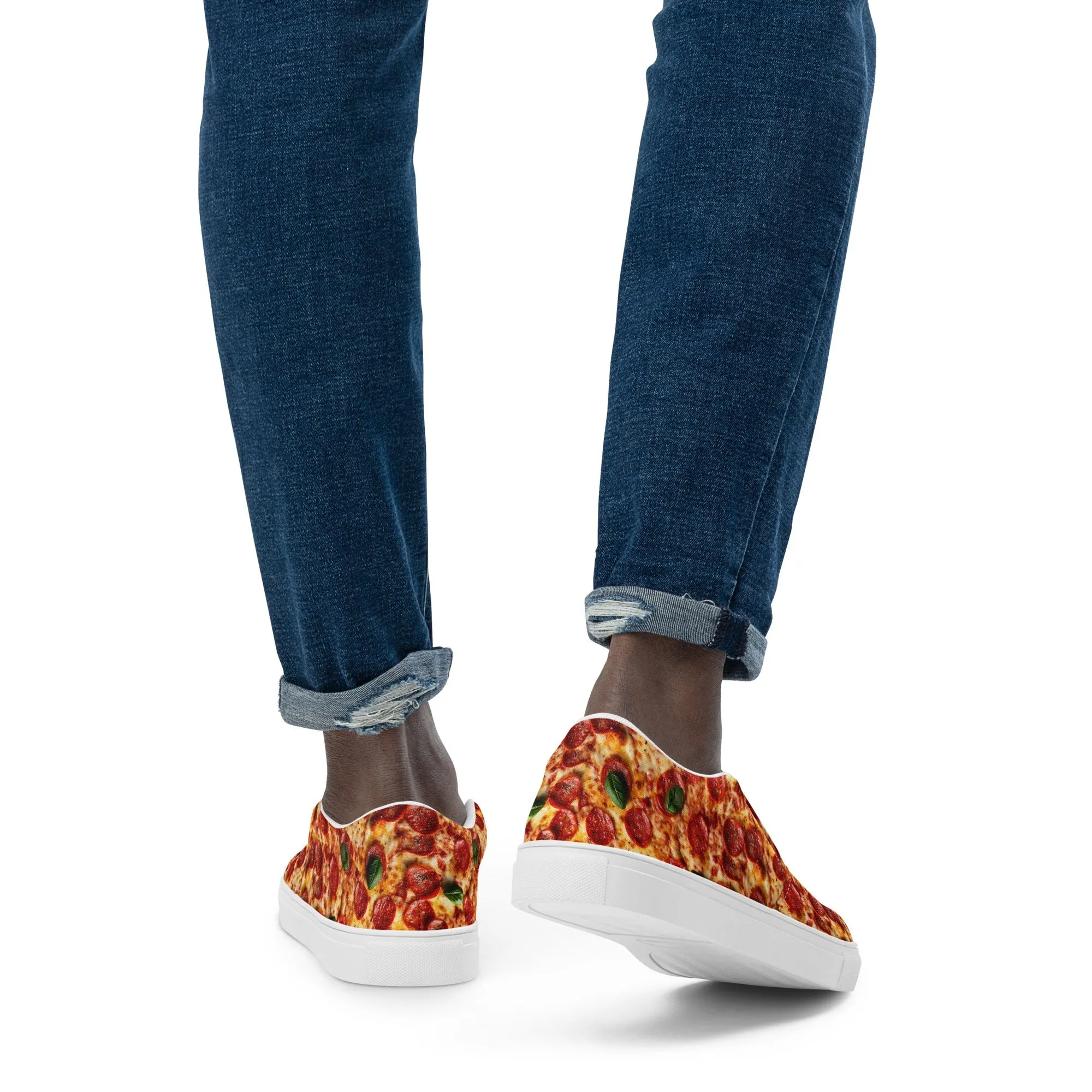 Men’s slip-on canvas shoes - Pizza SG017