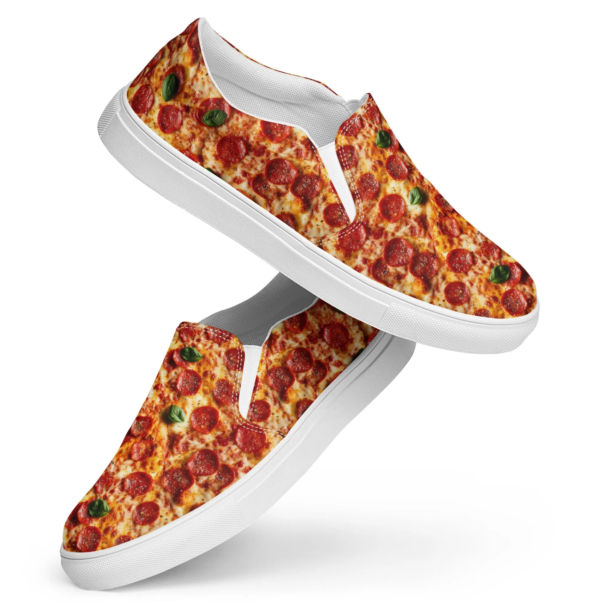 Men’s slip-on canvas shoes - Pizza SG017