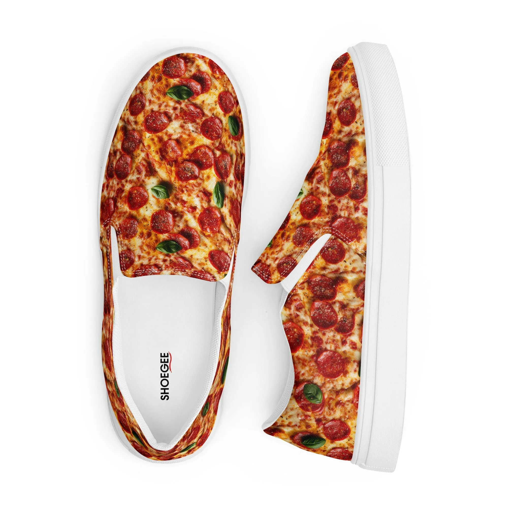 Men’s slip-on canvas shoes - Pizza SG017