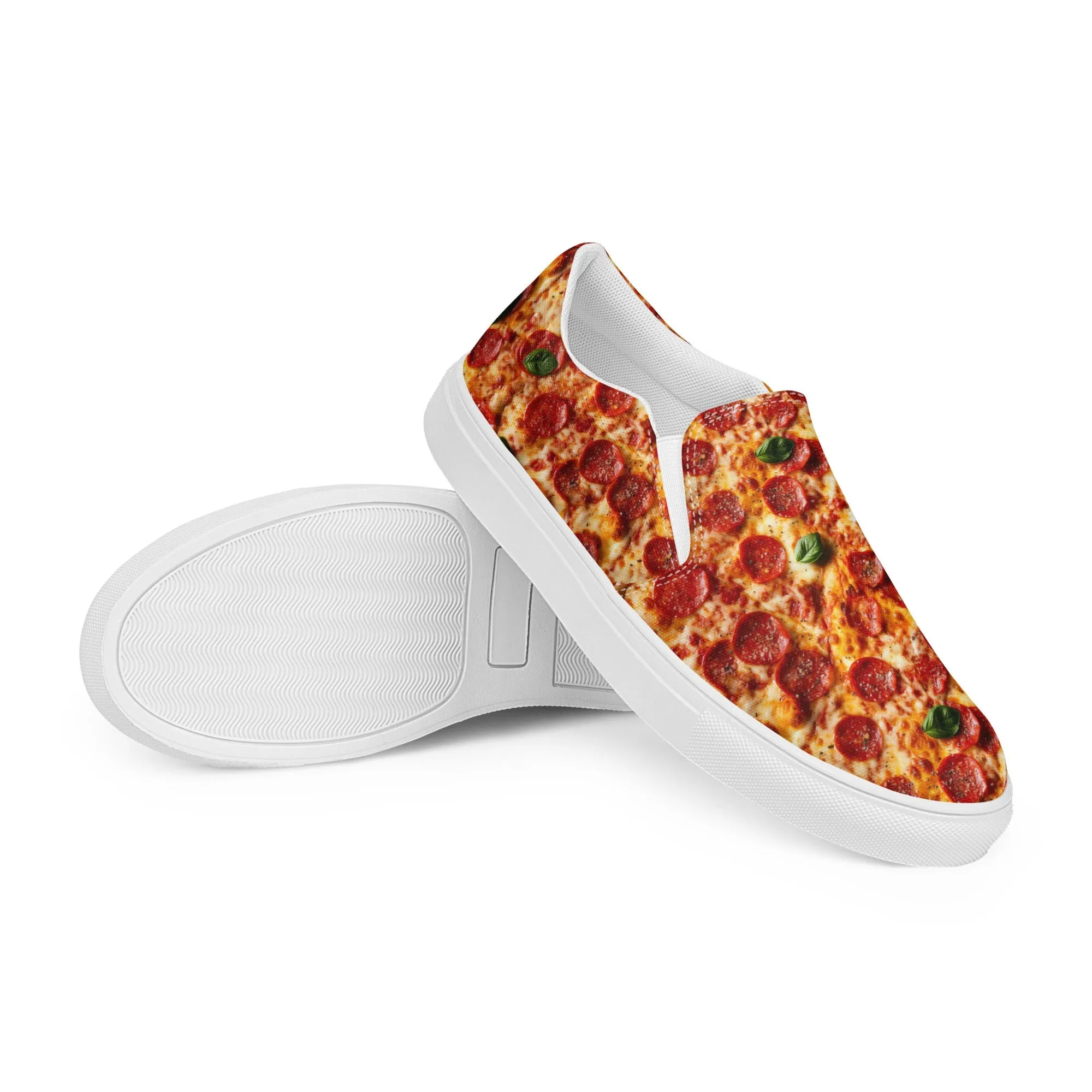 Men’s slip-on canvas shoes - Pizza SG017
