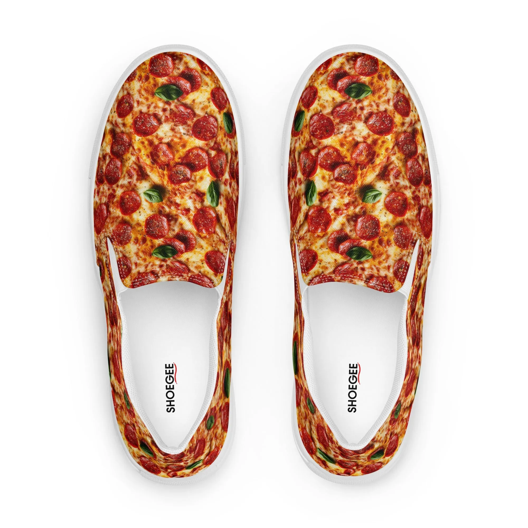 Men’s slip-on canvas shoes - Pizza SG017