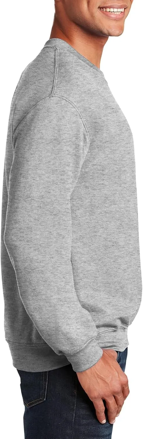 Mens Soft & Cozy Crewneck Sweatshirts Adult Heavy Blend Sweatshirt in 33 Colors. Sizes S-5XL