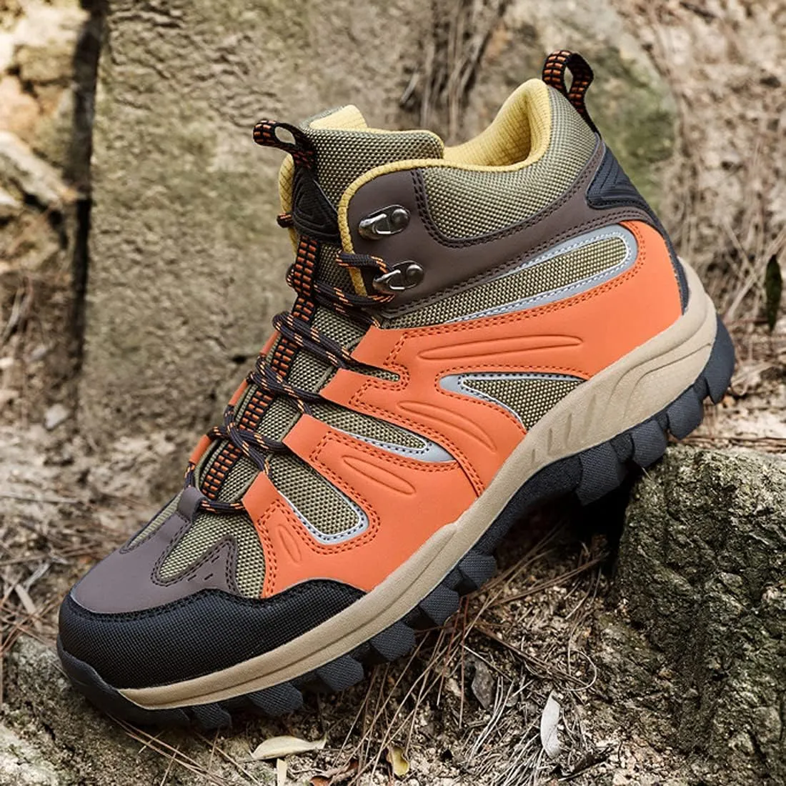 Mens Walking Boots Womens Trekking Shoes Lightweight Outdoor Hiking Boots
