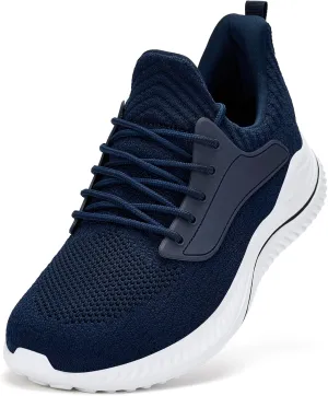 Mens Wide Sneakers Walking Shoes - Wide Slip on Tennis Shoes,Lightweight Breathable Comfortable Running Shoes for Athletic Workout Gym Jogging and Casual Wear Wide Width