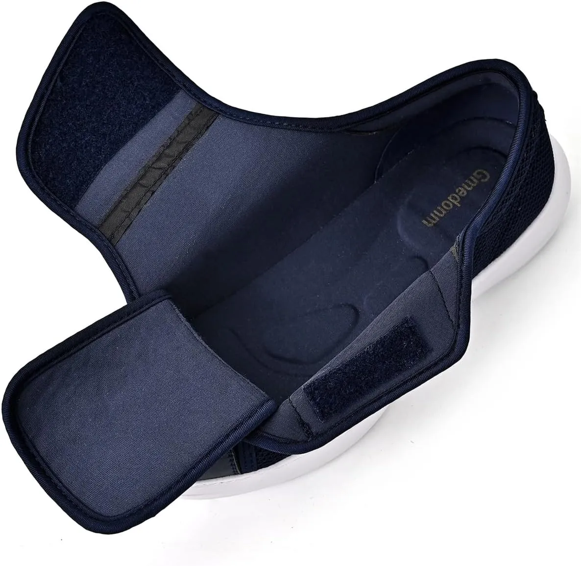 Men's Wide Width Shoes with Easy Put On Adjustable Lightweight for Diabetic Edema Bunions Arthritis Swollen Feet Elderly Walking Widening Shoes
