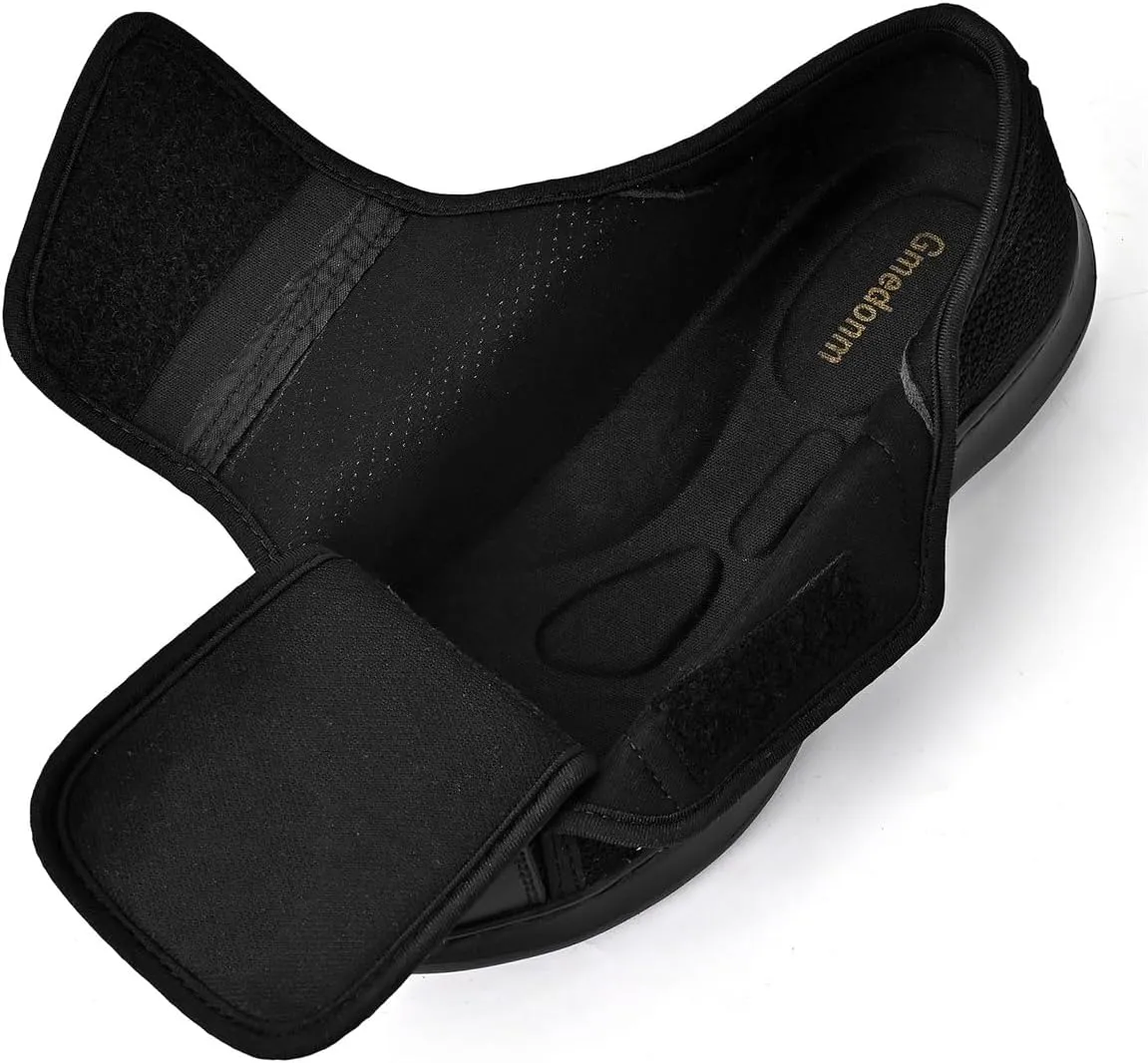 Men's Wide Width Shoes with Easy Put On Adjustable Lightweight for Diabetic Edema Bunions Arthritis Swollen Feet Elderly Walking Widening Shoes