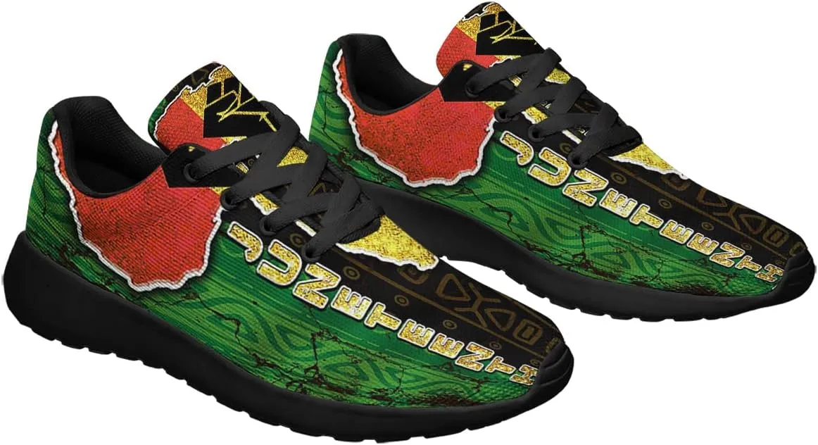 Mens Womens Juneteenth 1865 Shoes,Juneteenth Freedom Athletic Running Tennis Sneakers Casual Black History Shoes