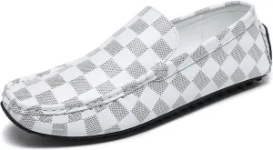 Mens's Loafers Genuine Leather Penny Loafers Slip on Casual Shoes Non Slip Lightweight Office Shoes