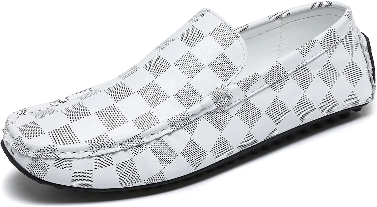 Mens's Loafers Genuine Leather Penny Loafers Slip on Casual Shoes Non Slip Lightweight Office Shoes