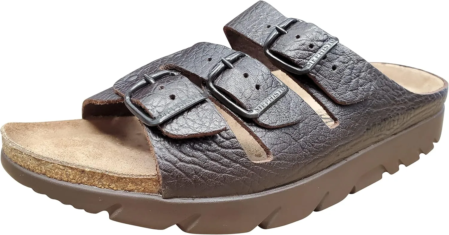 Mephisto Men's Zach Tan Full Grain Leather Sandal