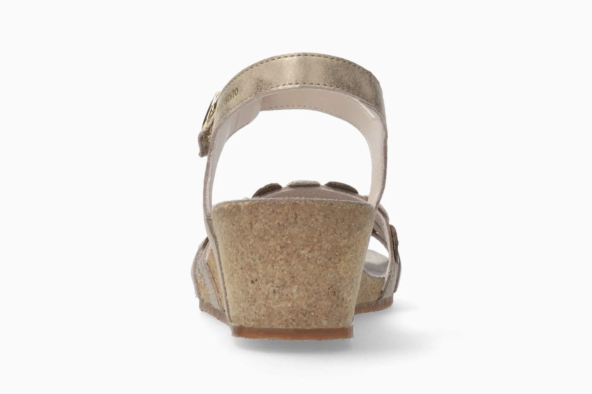 Mephisto Women's Matilde Dark Taupe Leather Wedge