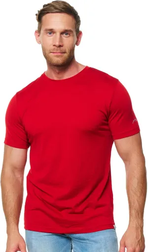 Merino.tech Merino Wool T-Shirt Mens - 100% Merino Wool Undershirt Lightweight Base Layer